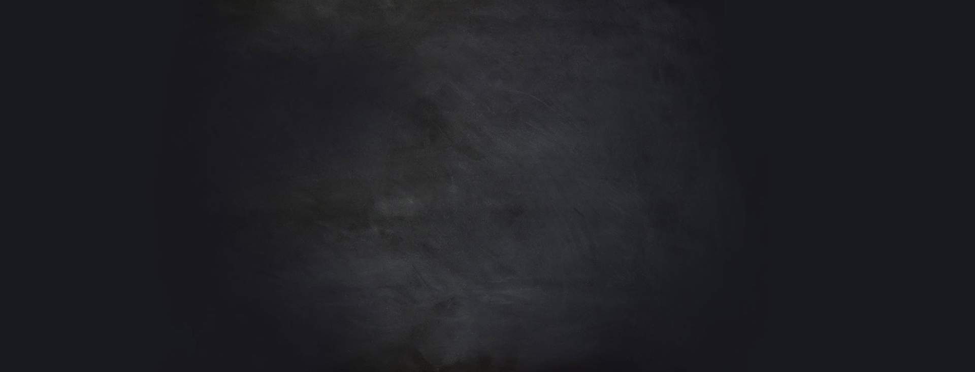 Eine Tafel aus schwarzem Material